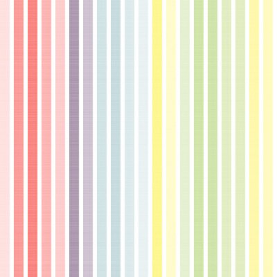 Behang Gestreept motief in regenboogkleuren