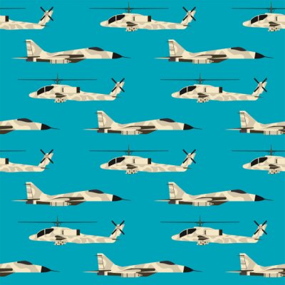 Behang Gevechtsvliegtuigen in de lucht