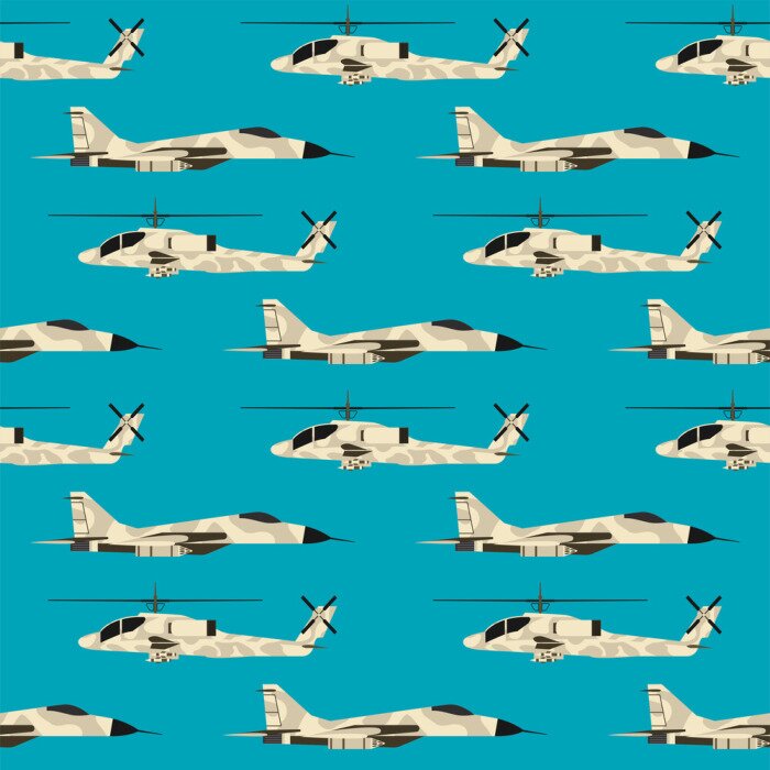 Behang Gevechtsvliegtuigen in de lucht