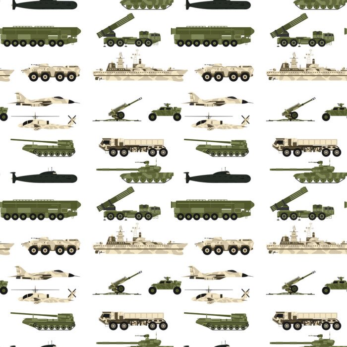 Behang Gevechtsvoertuigen