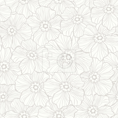 Behang Gevouwen bloemen