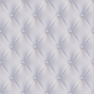 Behang Gewatteerde stof met knopen