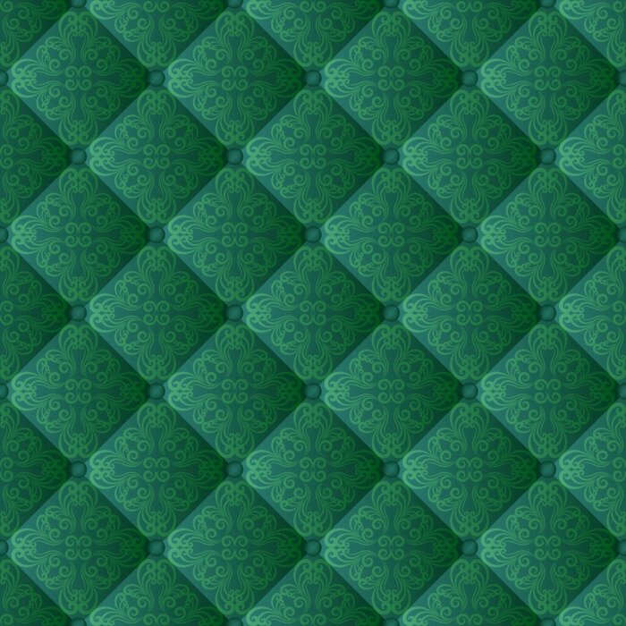 Behang gewatteerde stof met vintage ornamenten, naadloos patroon