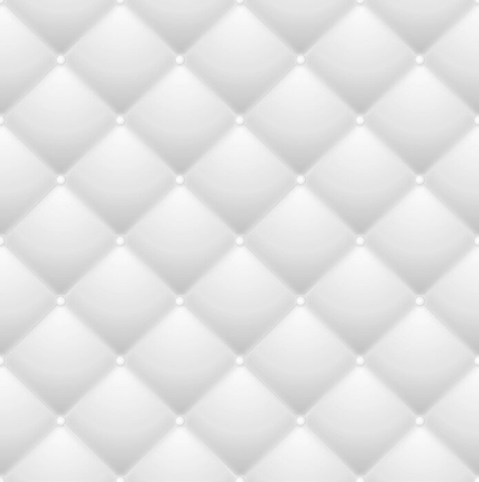 Behang Gewatteerde witte textuur