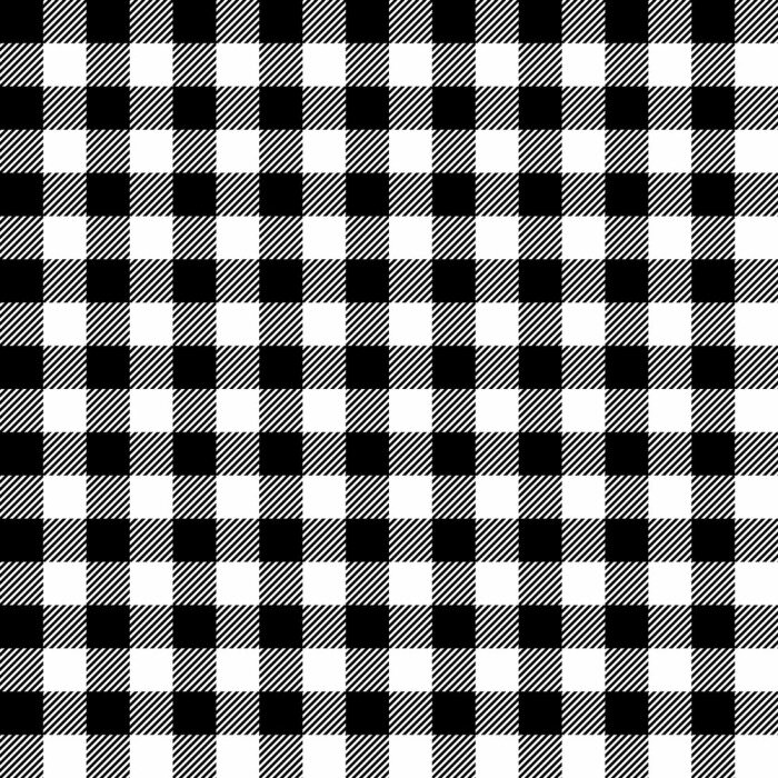 Behang Gingham naadloos plaid patroon