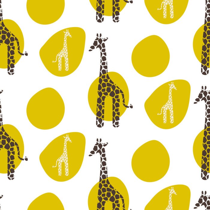 Behang Giraf thema