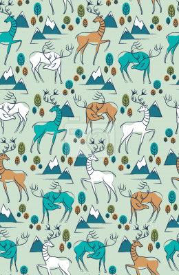 Behang Gracieuze Herten