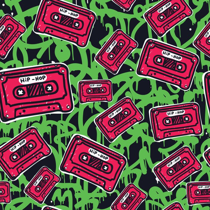 Behang Graffiti Abstract patroon