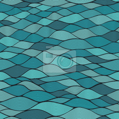 Behang Grafische kalme zee