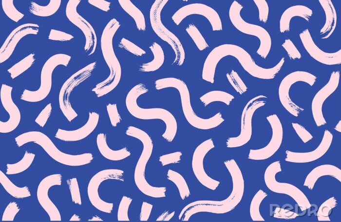 Behang Grappige abstractie