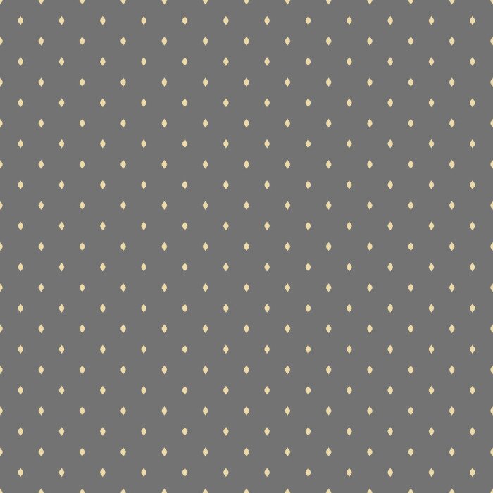 Behang Grijs motief met gele vormen