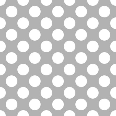 Behang Grijs patroon met witte erwten