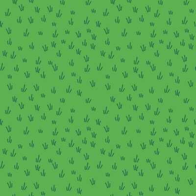 Behang Groen gras op een donkergroene achtergrond