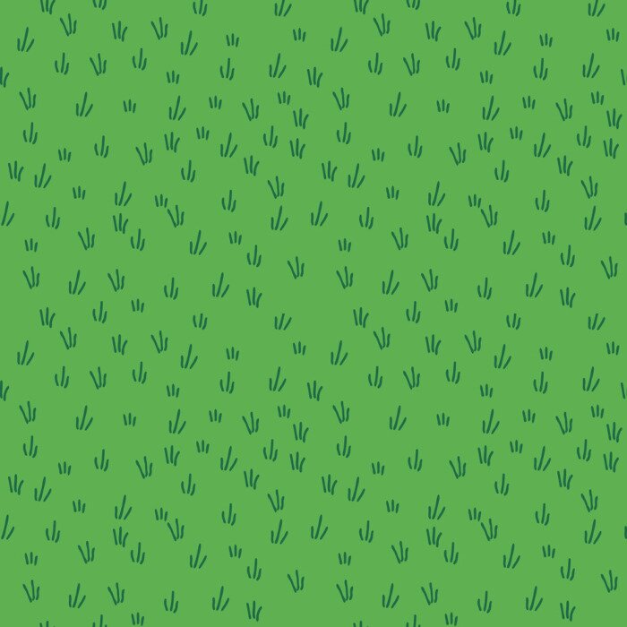 Behang Groen gras op een donkergroene achtergrond