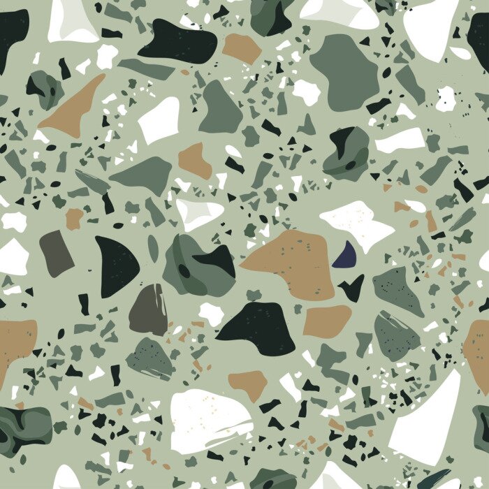 Behang Grote rotsblokken