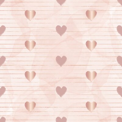 Behang Harten aan de lijn