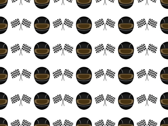 Behang Helm en vlaggen