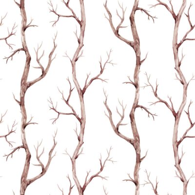 Behang Herfst op een witte achtergrond