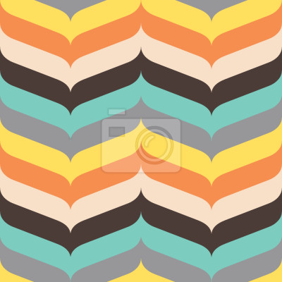 Behang Herringbone Autumn Vibrations