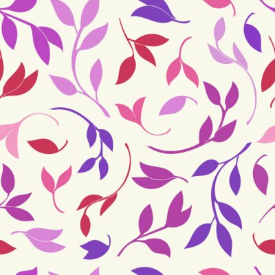 Behang Het patroon van bladeren