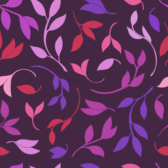 Behang Het patroon van bladeren