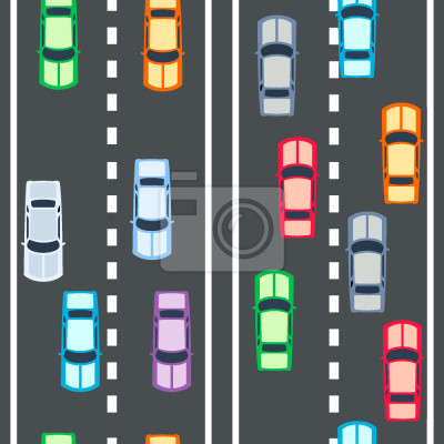 Behang Hoge snelheidsweg