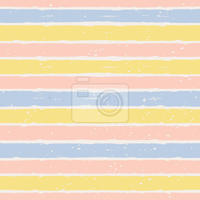 Behang Horizontale strepen geschilderd in waterverf