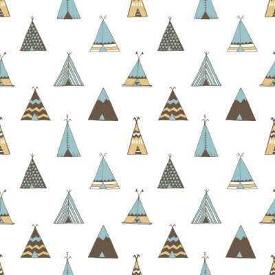 Behang Indiase tipi's