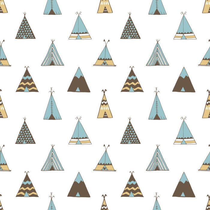 Behang Indiase tipi's