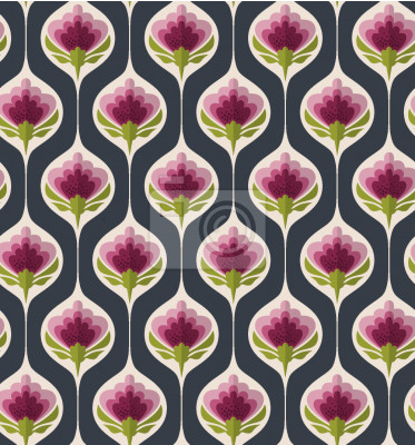 Behang Ingesloten Bloemen