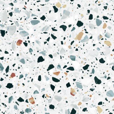 Behang Italiaans terrazzo patroon