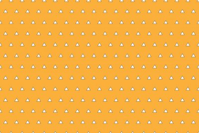 Behang Japans patroon op een gele achtergrond