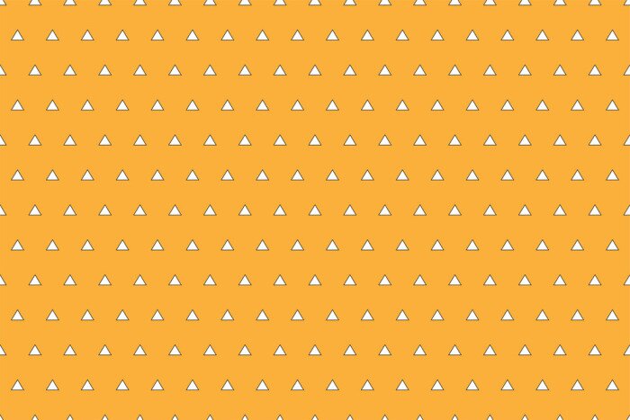 Behang Japans patroon op een gele achtergrond