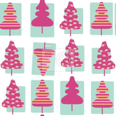 Behang Kerst sparren