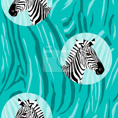 Behang Kijk een Zebra