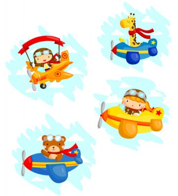 Kinderen en huisdieren in vliegtuigen