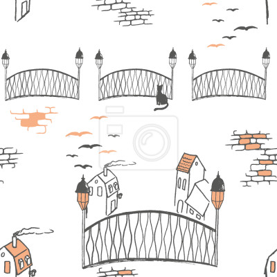 Behang Kittenbrug in Londen