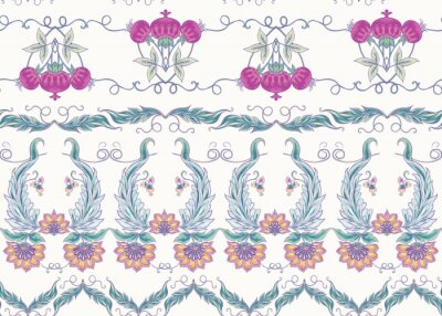 Behang Klassiek keukenontwerp