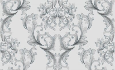 Behang Klassieke elegantie in barokstijl