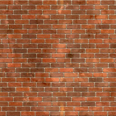 Behang Klassieke rode baksteen