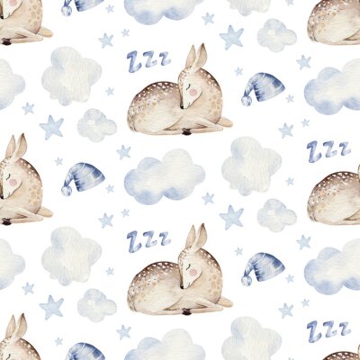 Behang Klein slapend hertje