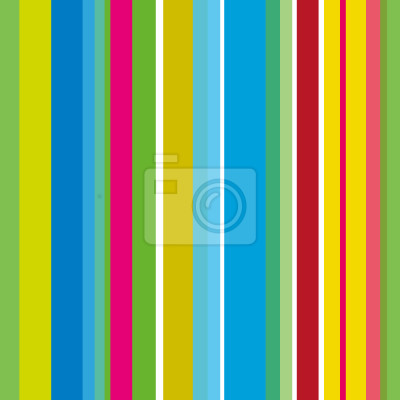 Behang Kleurrijk helder motief met verticale strepen