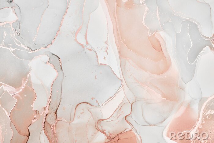 Behang Kleurrijke inkt