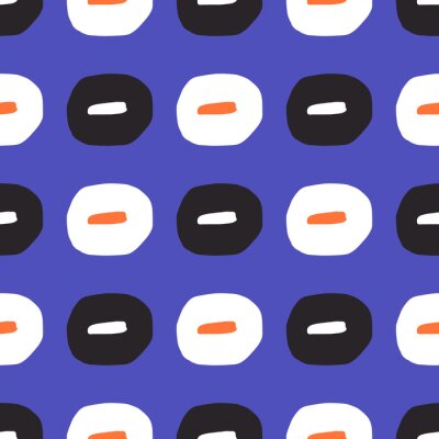 Behang Kleurrijke retro stippen