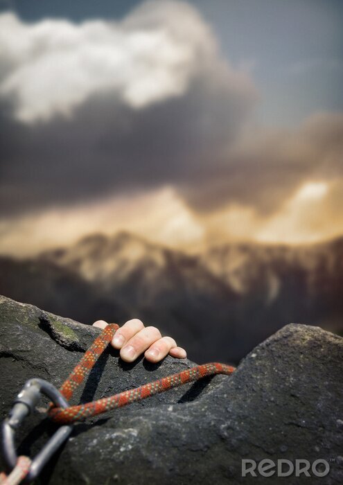 Behang Klimmen in extreme omstandigheden