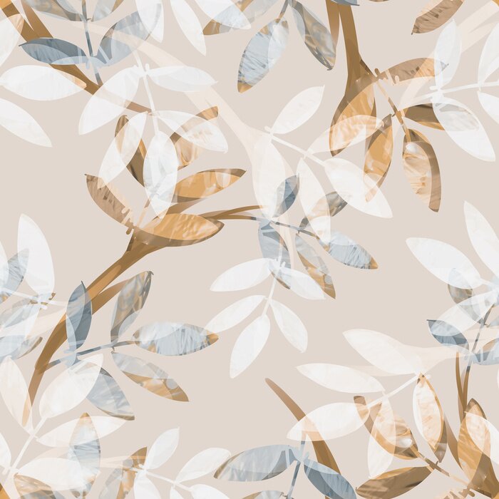 Behang Laat naadloze patroon. Hand getrokken achtergrond.