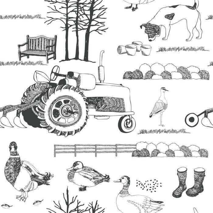 Behang landbouw achtergrond