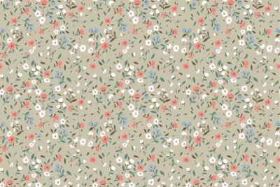 Behang Lente bloemenweide