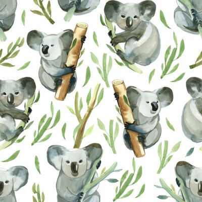 Behang Leuke aquarel koala