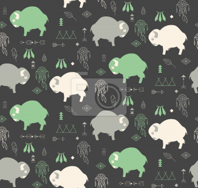 Behang Leuke baby Buffels